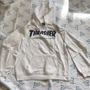 White thrasher hoodie